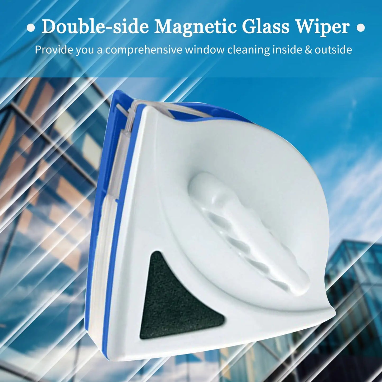 Limpiador de vidrios magnético
